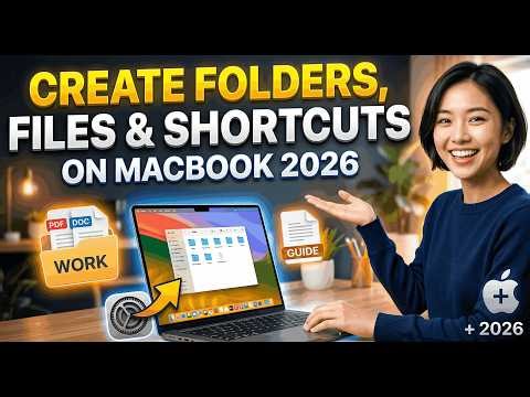 Create Folders, Files & Shortcuts on MacBook | Quick Guides