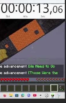 Challenge: netherite ingot in 20,36 sec. #viral #minecraft #minecraftgameplay #gaming #mc