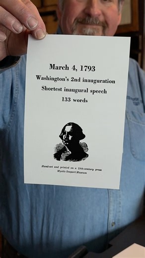 On this day in history! 📜 #letterpress #history #printingpress #georgewashington