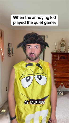 He can’t stay QUIET! #greenscreen #fypシ #comedy | Playing The Quiet Game