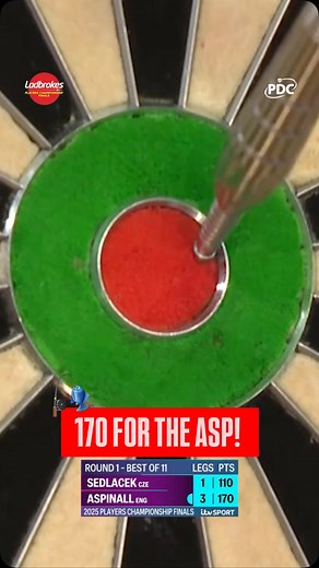 THE ASP PINS THE 170! 🎣 | Professional Darts Corporation