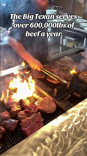 That’s a lot of bull at the Big Texan in Amarillo Texas! 🥩🥩🥩