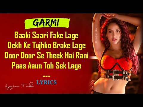 Garmi Full Song (Lyrics) - Street Dancer 3D | Nora Fatehi, Varun Dhawan | Haaye Garmi | Audio | 2020