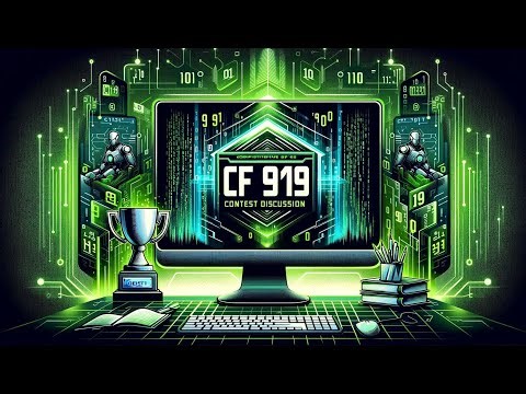 #Codeforces Round 919 Solution Discussion (A-E only)