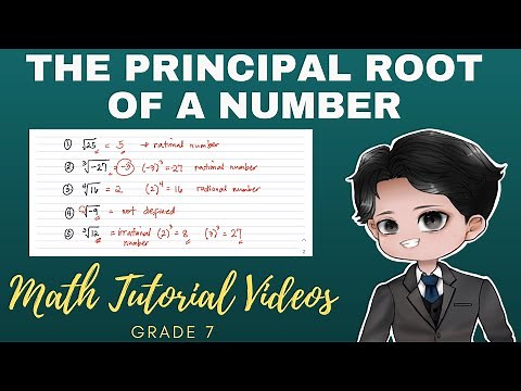 THE PRINCIPAL ROOT OF A NUMBER | PROF D