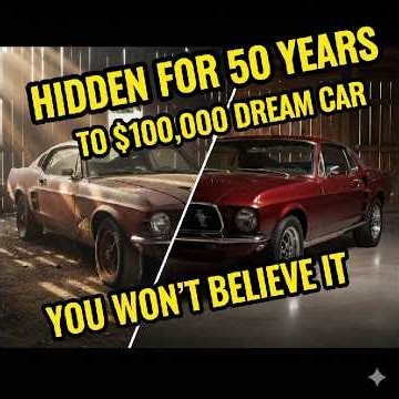 Abandoned Muscle Car Revival 🇺🇸🔥#CarRestoration #BarnFind #Satisfying #ASMR #Shorts #Mustang1969