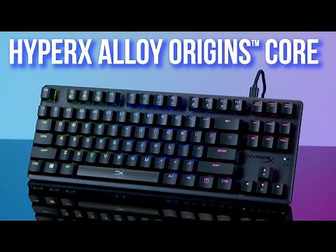 HyperX Alloy Origins Core keyboard and Aqua switches sound test