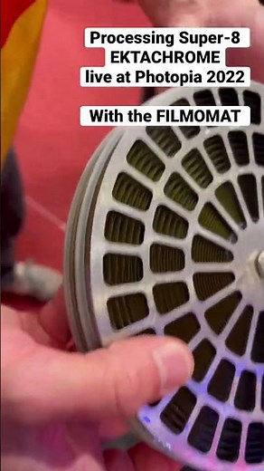 Processing Super-8 Ektachrome with the Filmomat live at Photopia