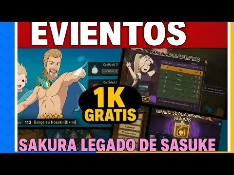 Naruto Online F2P EVENTOS cupones GRATIS Batalla del Dharma Nuevo Ninja - Gengetsu Hozuki [Bikini]