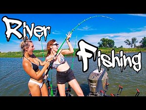 River Fishing & Bowfishing Deep Pools and Backwaters!!! (4th July Special!!!)
