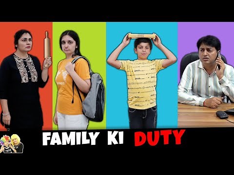 FAMILY KI DUTY | Ep 419 | Short comedy movie in Hindi | Aayu and Pihu Show