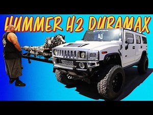 INSANE LIFTED HUMMER H2 GETS A DURAMAX CONVERSION