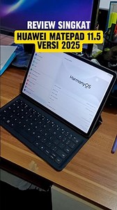 review singkat huawei matepad 11.5 2025 sudah layar papermatte dan wps pc level #huaweimatepad11
