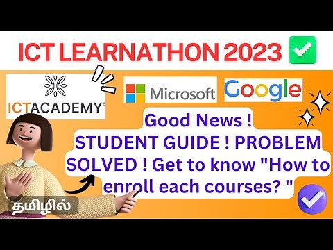 ICT LEARNATHON 2023 STUDENT GUIDE ✌️✅ MOST REQUESTED VIDEO✅STUDY WELL☺️ HOW TO ENROLL ICT COURSES?