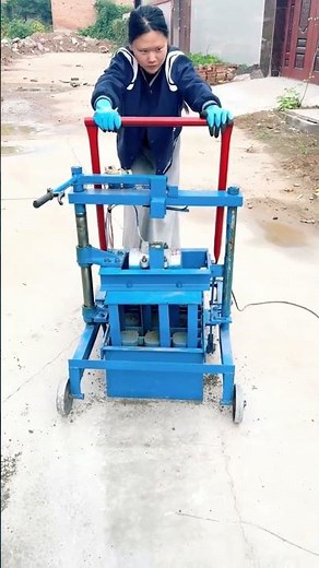 🧱 Making Concrete Tiles Is Now Easier With This Amazing Machine!