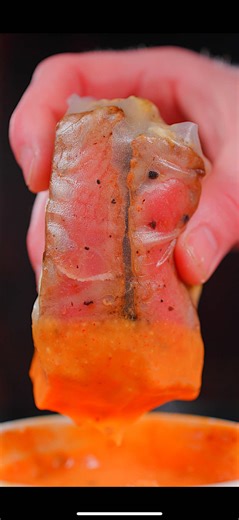 Breakfast Spring Roll 🥩 #food #dinnerideas #tiktokfood #asmr | Spring Rolls