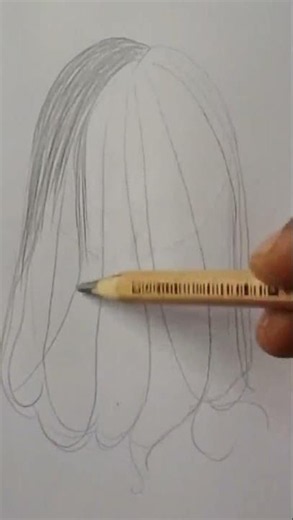 How to Draw hair with Pencil Sketch | Easy Step-by-Step Tutorial