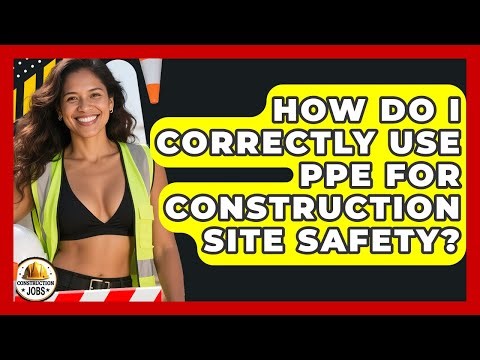 How Do I Correctly Use PPE For Construction Site Safety? - Construction Jobs