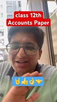 Class 12th Accounts 2026 Paper Review #class12thaccounts #hemalsir #accountspaper