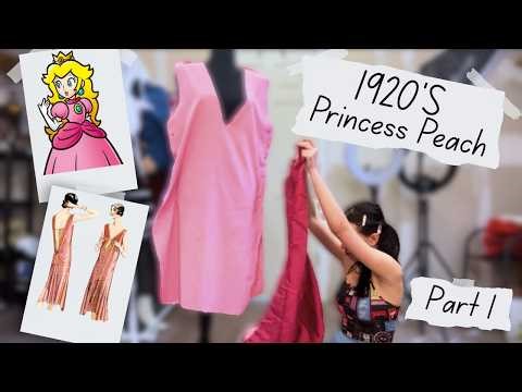 Making a Flapper Princess Peach Cosplay pt 1