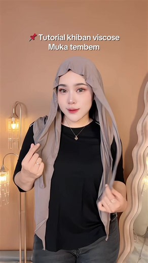 Tutorial khiban viscose from @AlshaShop #tutorial #hijabtutorial #khiban #pashmina #viscose