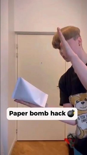 Turn a Sheet of Paper into a Mini Explosion! (EASY DIY