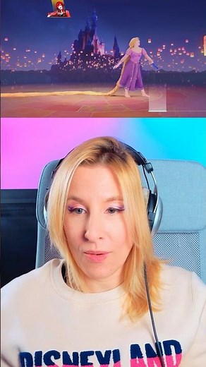REACT TANGLED « When Will My Life Begin? » in #JustDance 🪮 Rapunzel’s hair all over 😍 #disney