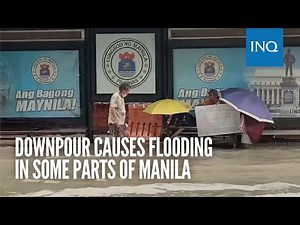 Downpour causes flooding in some parts of Manila