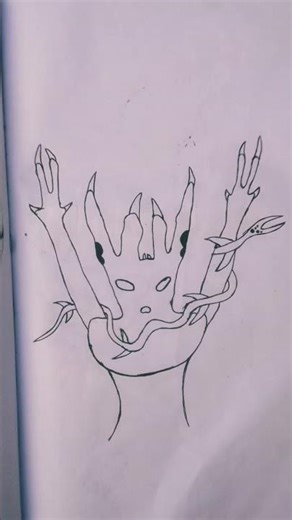 Alien got busted by the cops while saving an alien worm #alien #originalcharacter #creature #draw