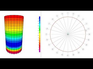 Stainless steel cylindrical tank design in SAP2000