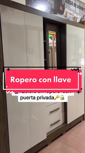 Ropero con llave: Seguridad y Estilo en Muebles