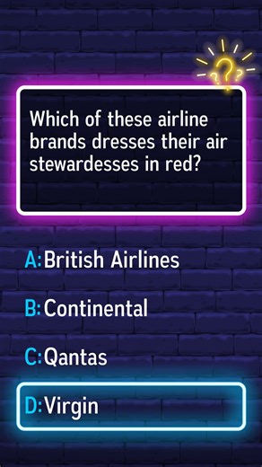 Do any of these airline brands have red uniforms for their air stewardesses?