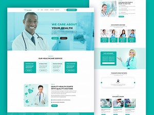 Medical Website design - Afroza Akhter