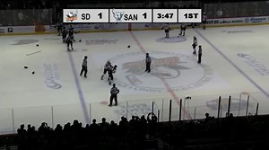 #AHL • 2016•MAR•16 Daniel Maggio • San Antonio Rampage 🆚 Brian McGrattan • San Diego Gulls hockeyfights.com/fights/133285 #HFonthisday | hockeyfights.com