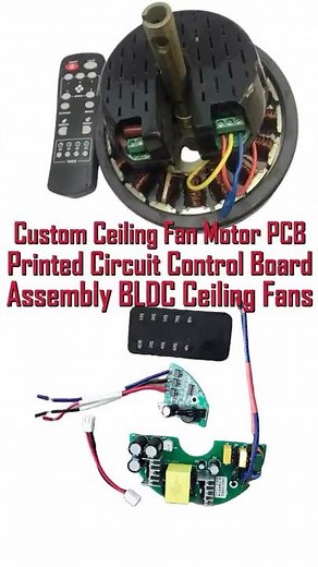 Custom Ceiling Fan Motor PCB | Printed Circuit Control Board PCB | Assembly BLDC Ceiling Fans PCB