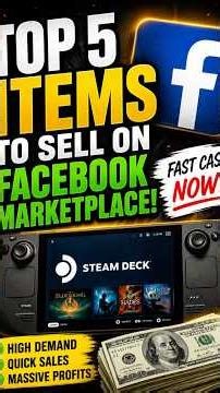 How to Make Money in 24 Hours with Facebook Marketplace! #marketing #shortsviral #monetization