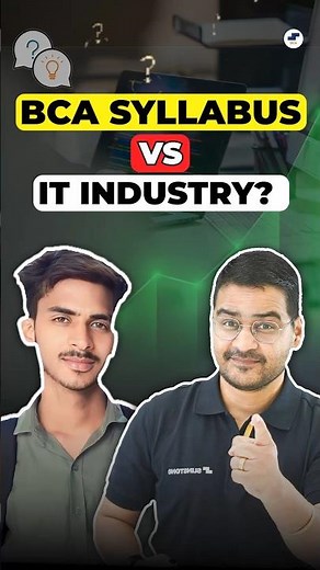 😱BCA Course vs IT Industry 🚀 BCA Syllabus vs Latest Technology? #shorts #bca #bcacourse #bcastudent