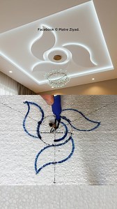 Ready to create a stunning gypsum ceiling design? Follow this simple guide to draw a beautiful and elegant ceiling for your space. It’s time to level up your home decor game! #InteriorDesign #CeilingDecor #GypsumCeiling | Platre Ziyad