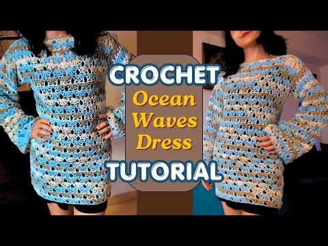 DIY crochet lace dress making tutorial! | Easy Crochet Lace Tutorial