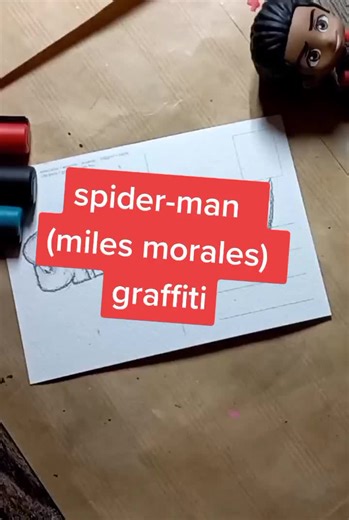 Spider-Man (Miles Morales) Graffiti: Marvel Street Art Masterpiece