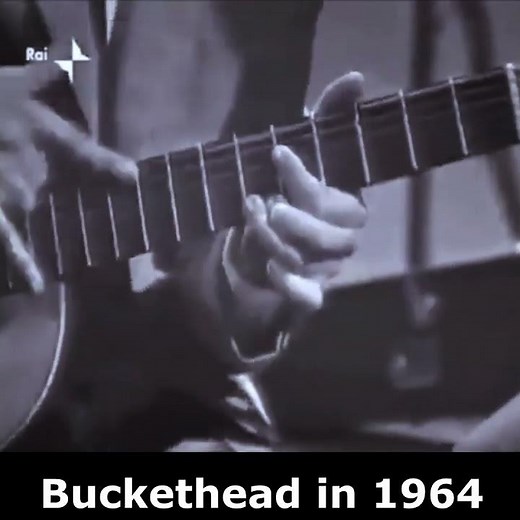 Buckethead Guitar tapping in 1964?? 😲