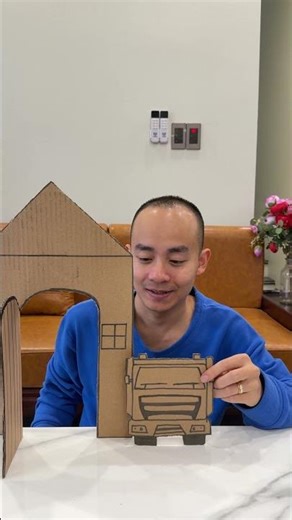 Park The Car In The Garage Cardboard