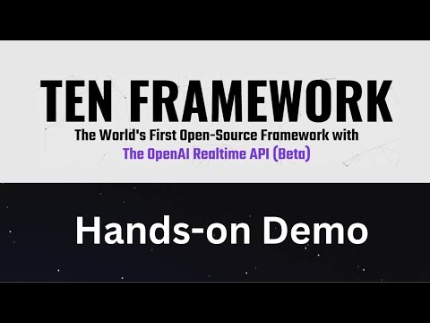 Ten Agent - Multimodal Agent Framework with Realtime API