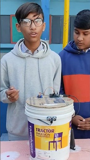 ✌🏻How Smart Dustbin Work Using Ultrasonic sensor Arduino & servo motor🔭Science Exhibition project💥