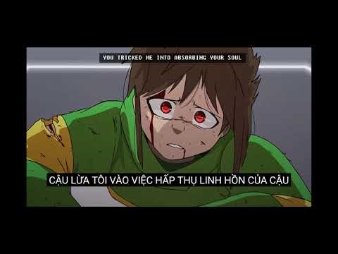 Nhà mình ồn nên xem có hơi ồn mn thông cảm. Chara vs Asriel demmur fight scene 2/3