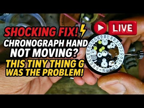 Shocking Fix! Chronograph Hand Not Moving? This Tiny Thing Was the Problem!