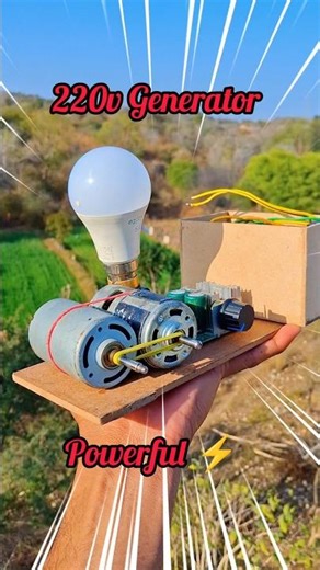 dynamo motor generator #experiment #youtubeshorts