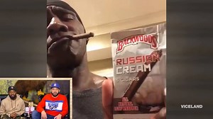 Shannon Sharpe: the only man in the world that smokes blunt guts. Props for the exclusive Russian Cream flavor though. | VICE TV