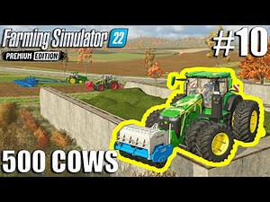 COMPACTING 1.000.000l of SILAGE and Planting NEW CROPS | 500 COWS - Zielonka | FS 22 PREMIUM EDITION