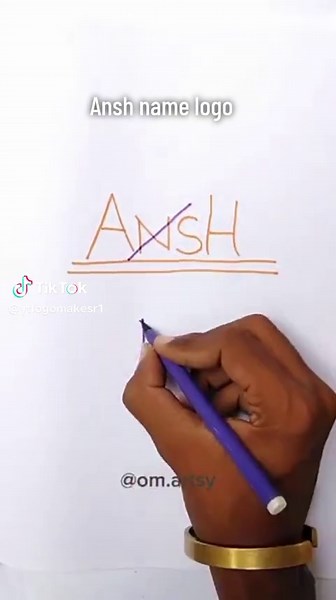 Ansh Name Logo Design Insights